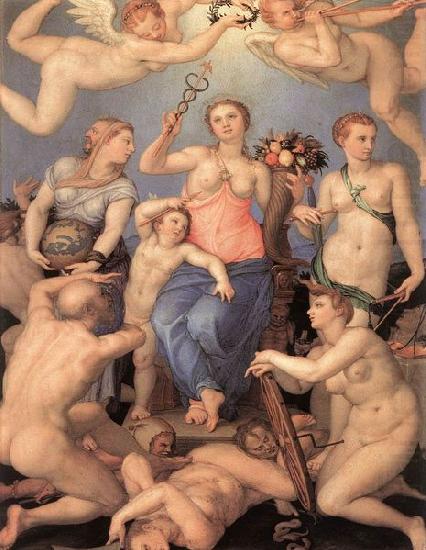 Agnolo Bronzino Allegory of Happiness oil painting picture